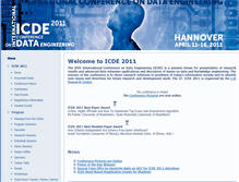 Tablet Screenshot of icde2011.org